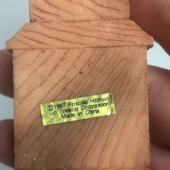 cherished teddies nutcracker suite grandfather clock as is missing door and tops - Picture 5 of 5